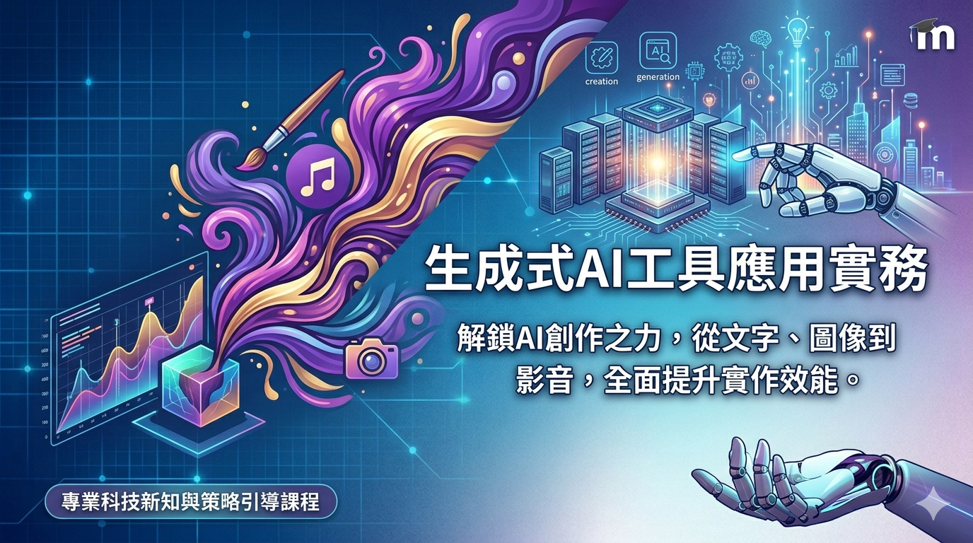 AI時代科技新知與策略引導師－生成式AI工具應用實務